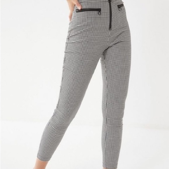Urban Outfitters High Waisted Size 2 Pocket Checkered Pants - Picture 4 of 8